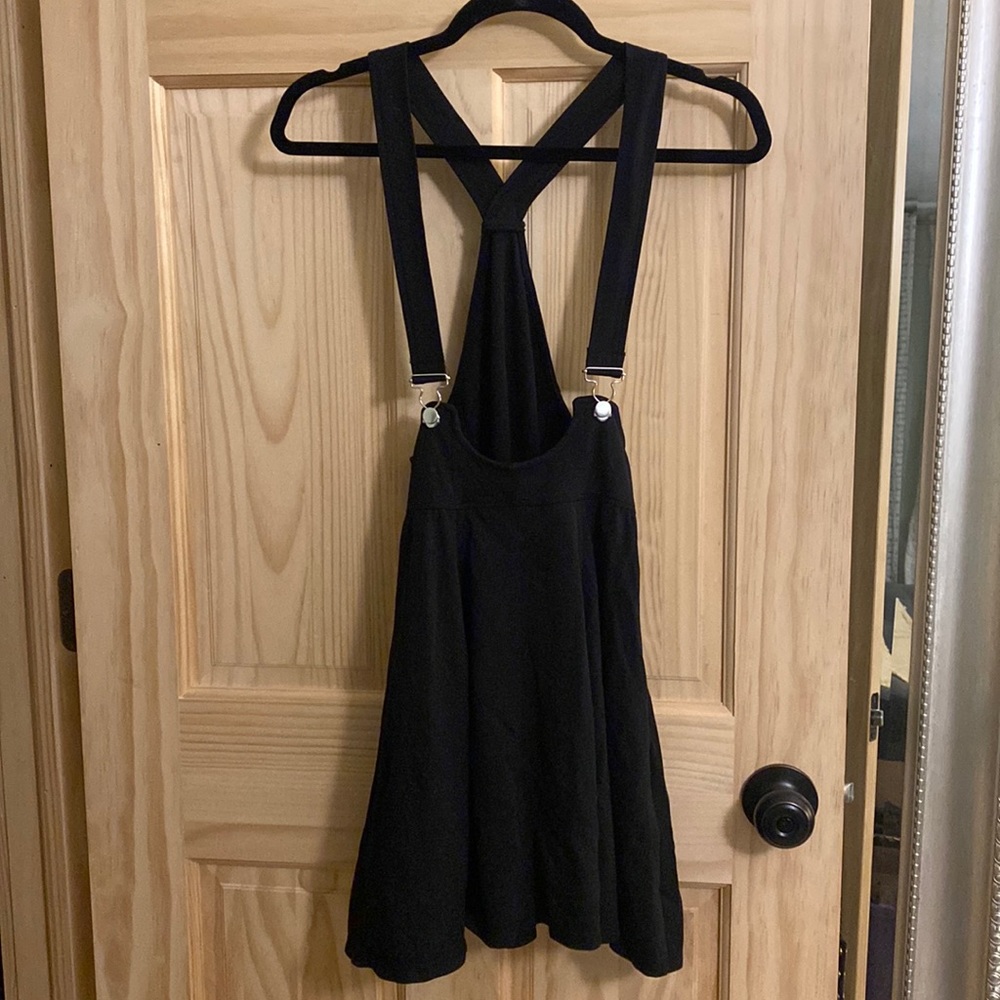 Forever21 overall mini skirt black small